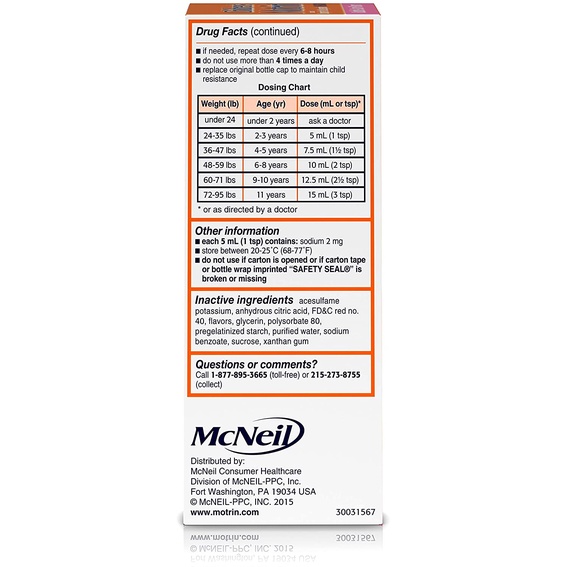 SIRO HƯƠNG BERRY CHO BÉ  120ML TỪ MỸ