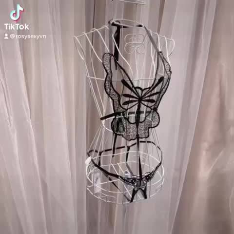 Bộ bodysuit ren kiệm vải hình butterfly cực bốc lửa LG152 | BigBuy360 - bigbuy360.vn