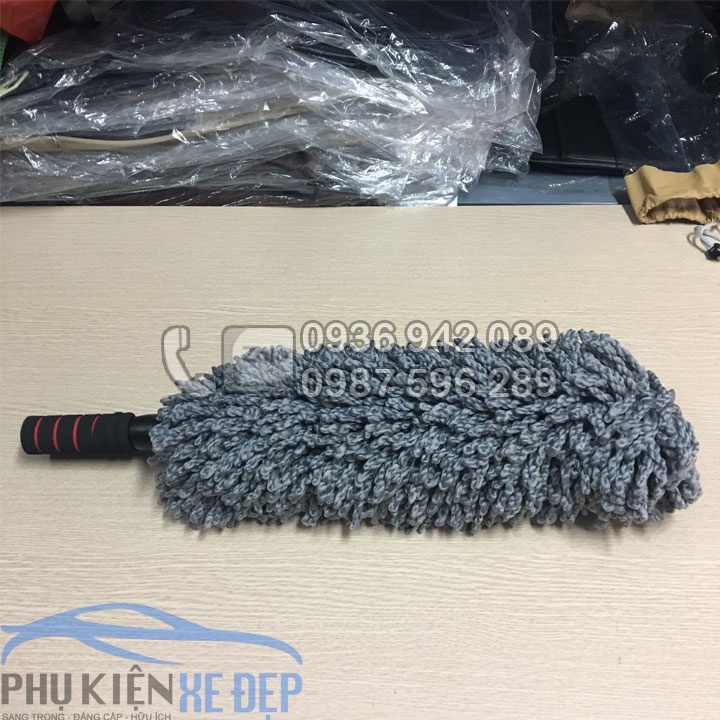 Chổi Lau Bụi Xe Ô Tô Hàng Loại I Sợi Dầu Chuyên Dụng Sợi Siêu Mịn Microfiber - Chổi Lau Bụi Cho Văn Phòng, Gia Đình