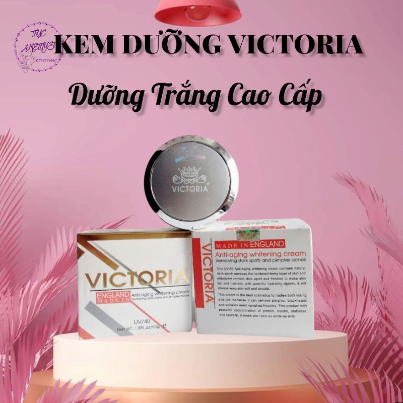 KEM DƯỠNG TRẮNG DA VICTORIA CHỐNG LẠI 20 DẤU HIỆU LÃO HOÁ