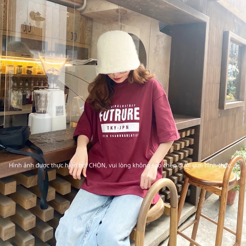 Áo thun 3158 MÀU ĐỎ hàng loại 1 chất dày dặn Cotton Unisex CHÒN CLOTHING