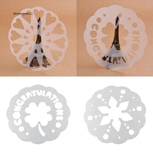 Bộ 6 tấm rắc bột trang trí bánh