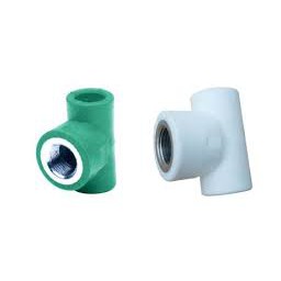 tê ren trong phi 20 đến 25, ống nhiệt PPR sử dụng máy hàn nhiệt