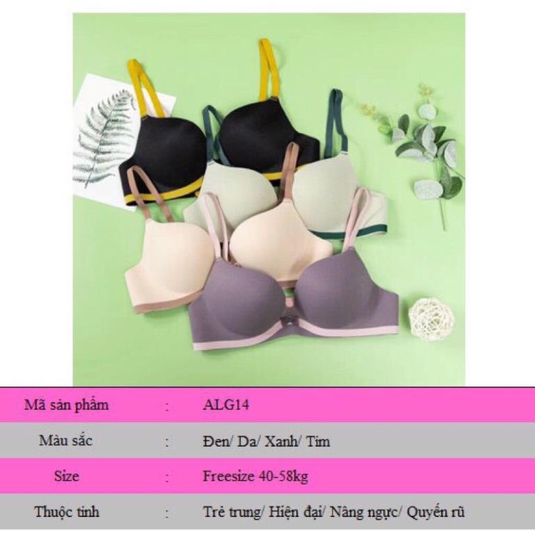 Áo Lót Nữ Đúc Su Thông Hơi Họa Tiết Viền Màu 276 T | BigBuy360 - bigbuy360.vn