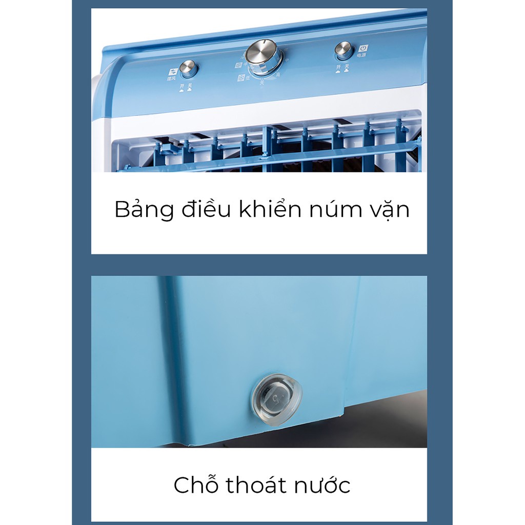 Quạt Điều Hoà ABG HS-588 Dung Tích 45l Chuyên Dụng, Máy Làm Mát Công Suất 130W