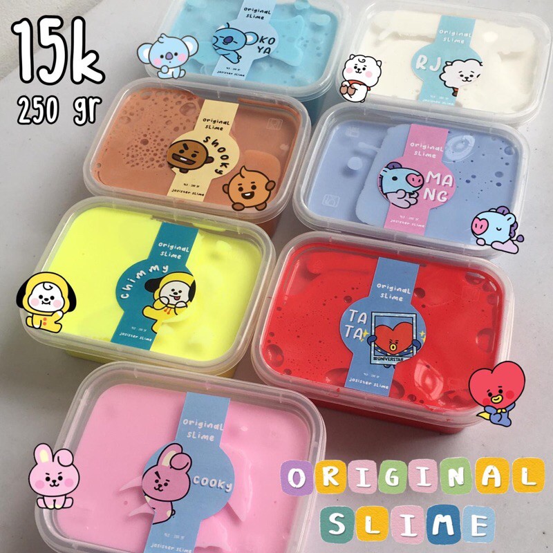 Đồ Chơi Slime Bt21 Chính Hãng Bts 200 Gr Slime Ori