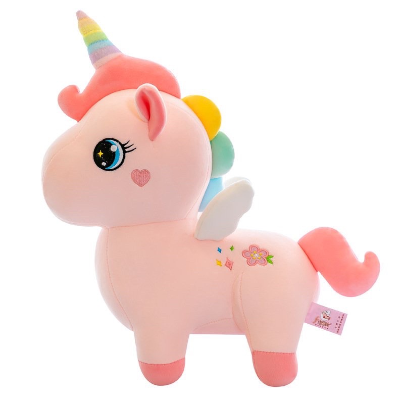 Gấu Bông Ngựa Unicorn Sừng 7 Màu Cao Cấp - Gấu Bông Mina