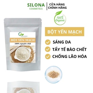Bột yến mạch nguyên chất xay mịn 100gr - Dưỡng da & ăn uống SILONA