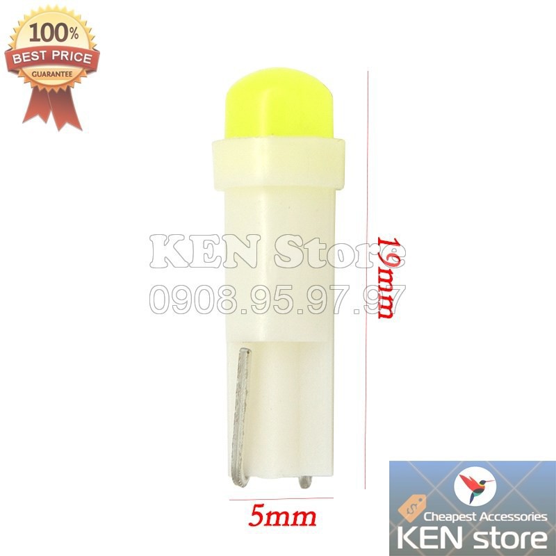 LLO Bộ 5 bóng LED T5 gắn mặt đồng hồ xe máy, táp lô đồng hồ xe máy 68 2
