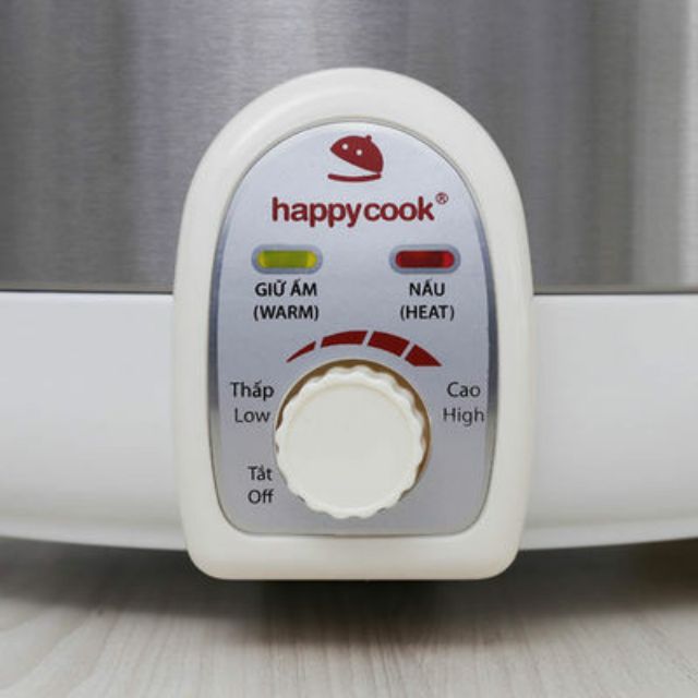 (Quà Tặng) Nồi Lẩu Điện Có Xửng Hấp HappyCook HCHP-350ST 3.5L