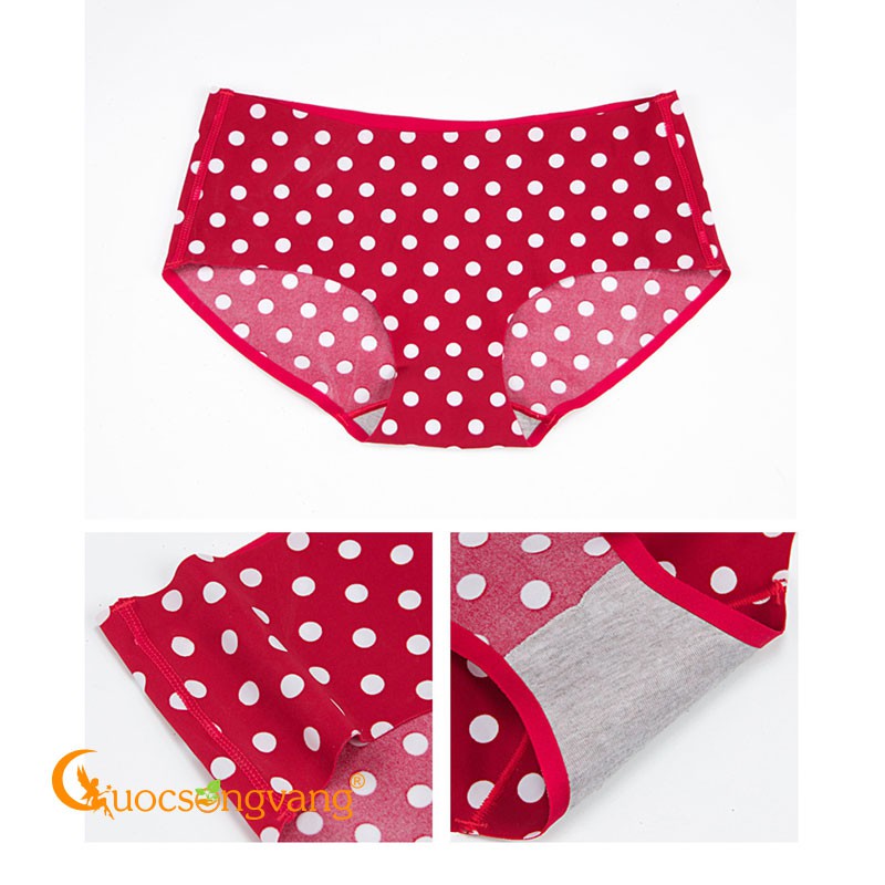 Bộ đồ lót nữ chấm bi set quần lót và áo ngực GLDL035 Cuocsongvang