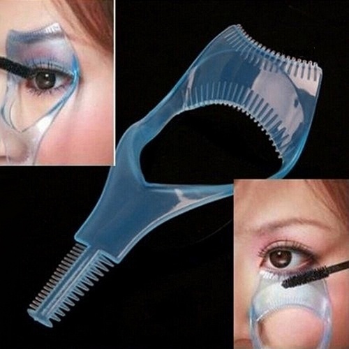 [Hàng mới về] Tấm chắn bảo vệ mascara thiết kế 3 trong 1 dùng khi trang điểm