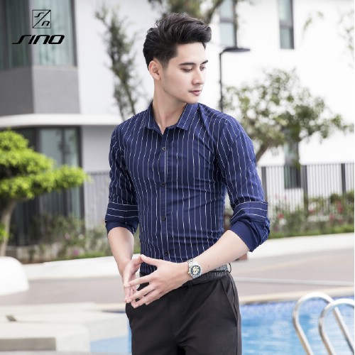 Áo Sơ Mi Nam FLASHBACKS Dài Tay - Thiết Kế Công Sở Cho Phái Mạnh - Chính Hãng Flashbacks - AD00009 | BigBuy360 - bigbuy360.vn