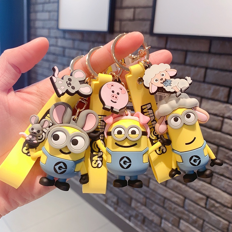 Móc khóa Minions 12 con giáp độc lạ cao cấp hot trend phụ kiện túi xách ArsC Store