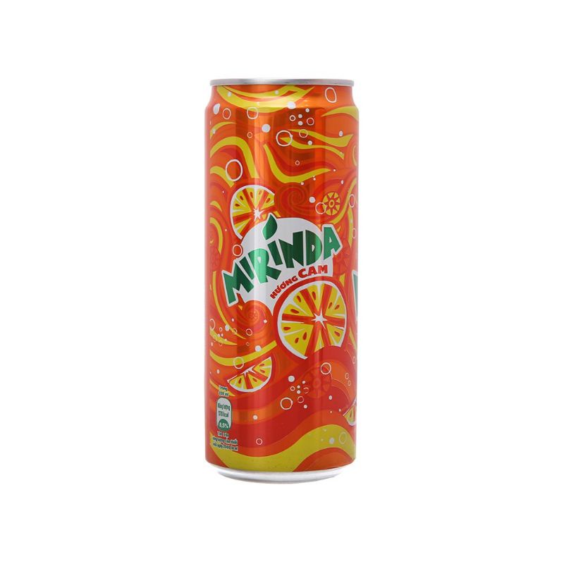 Now Ship - Thùng 24 Lon nước Mirinda vị Cam 330 ml