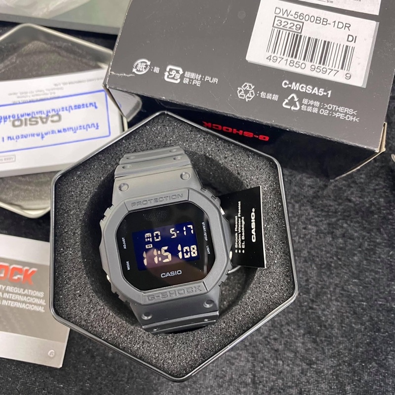 Đồng hồ nam Casio Gshock DW-5600bb-1 chính hãng