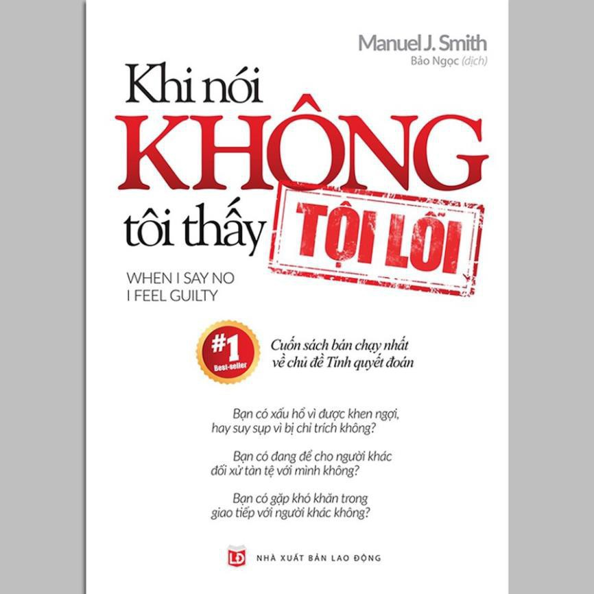 Sách - Combo 2 cuốn - Khi nói không, tôi thấy tội lỗi - Đại học không lạc hướng [Minh Long]