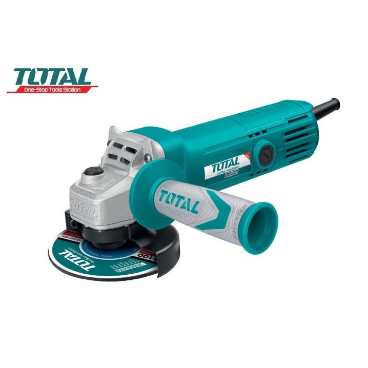 Máy mài góc cầm tay Total 100mm - 750W - kèm theo tay cầm phụ trợ TG10710026