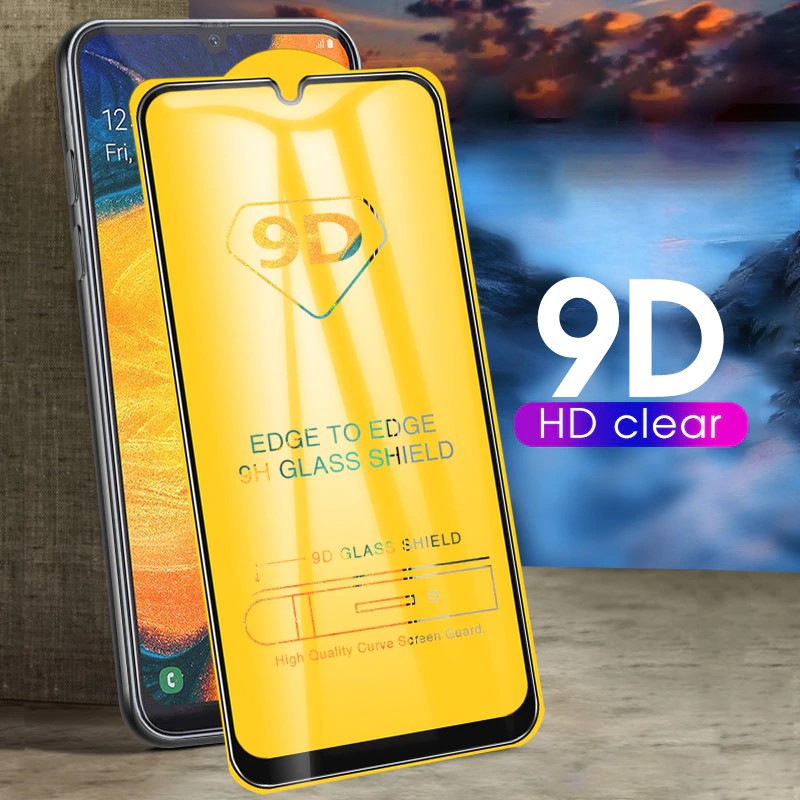 Miếng Dán Kính Cường Lực 9D Full Màn Hình Cho Samsung Galaxy A70,Dán Màn Hình Samsung, Dán A70 Full Màn
