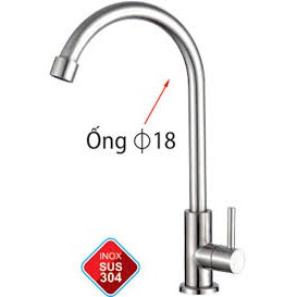 Vòi rửa bát lạnh LK-701 Inox Lucky