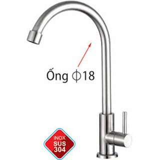 Vòi rửa bát lạnh LK-701 Inox Lucky
