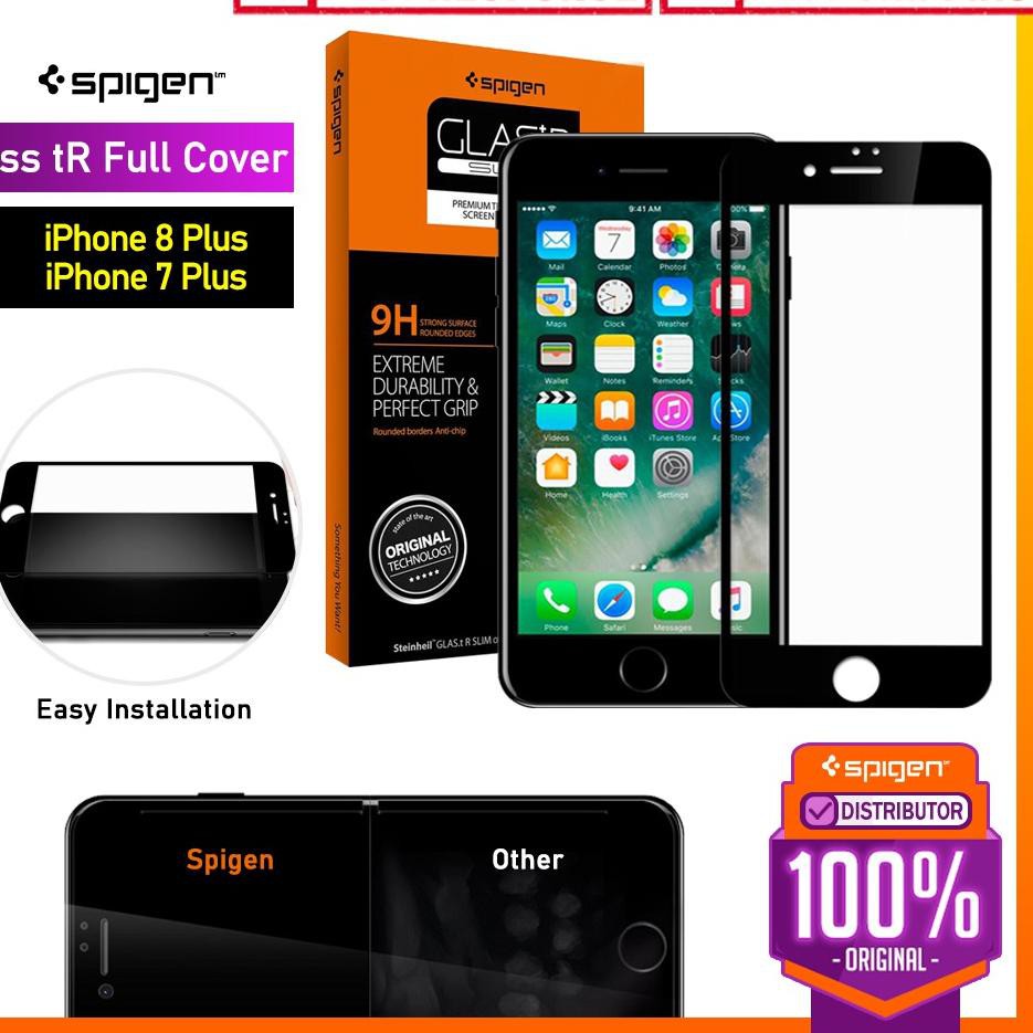 SPIGEN Kính Cường Lực Siêu Thoải Mái Chống Trầy Cho Iphone 8 Plus / 7 Plus