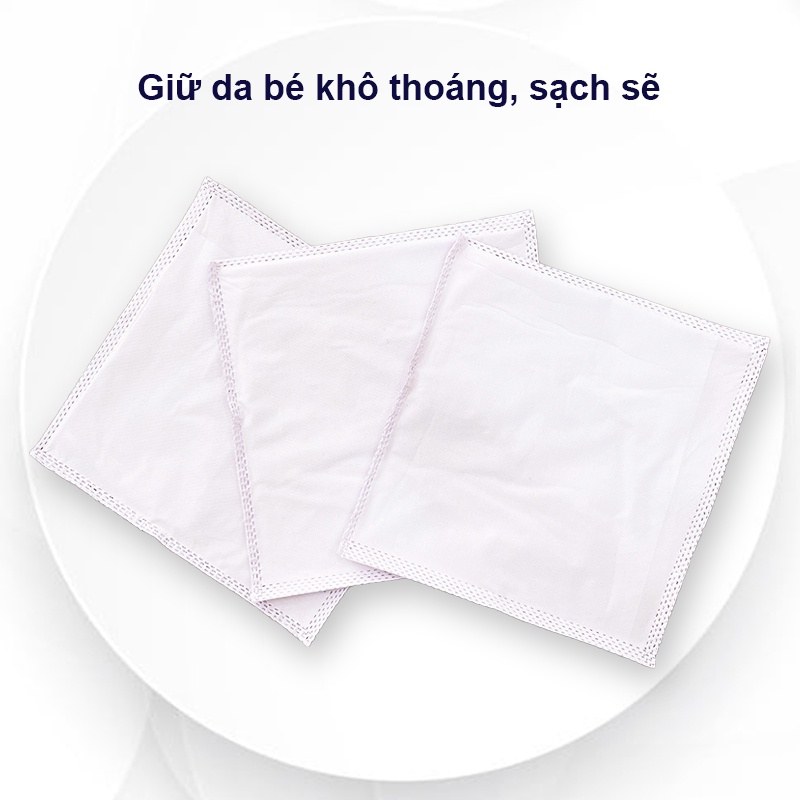 Miếng lót phân su Hiền Trang chính hãng BBShine, Tấm lót sơ sinh cho bé kèm tem 7 màu (bịch 20 miếng) – SS029