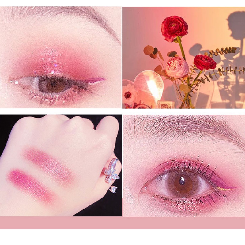 [Hàng mới về] Bảng phấn mắt hai tông màu ánh nhũ lấp lánh