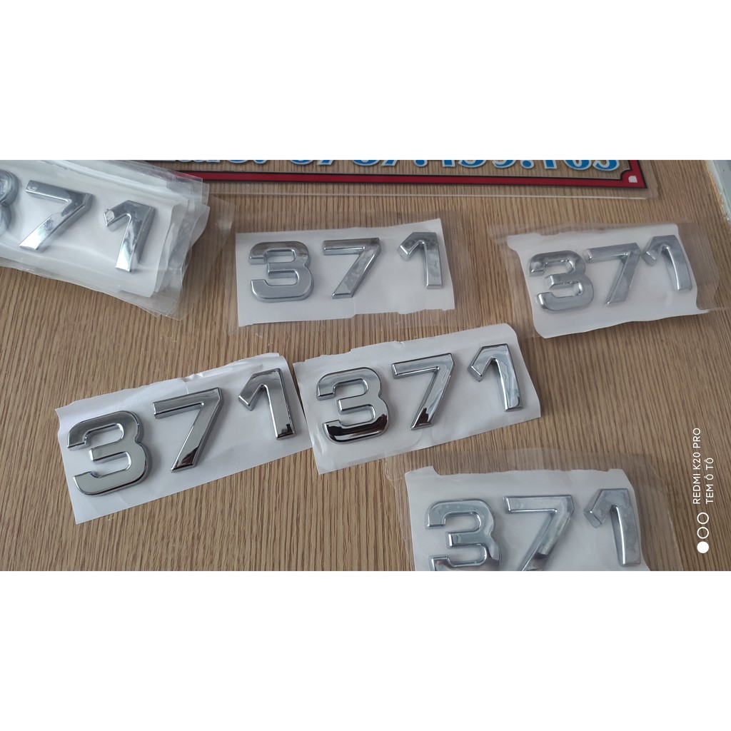 Chữ 371 mã lực mạ crom giành cho Howo