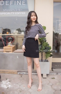 Áo pull kẻ cổ thuyền ( giá đã sale )