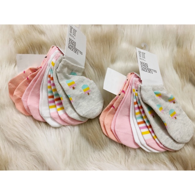Set tất bé gái 5 đôi