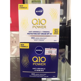 Kem dưỡng da Nivea Q10 Plus ban ngày + ban đêm