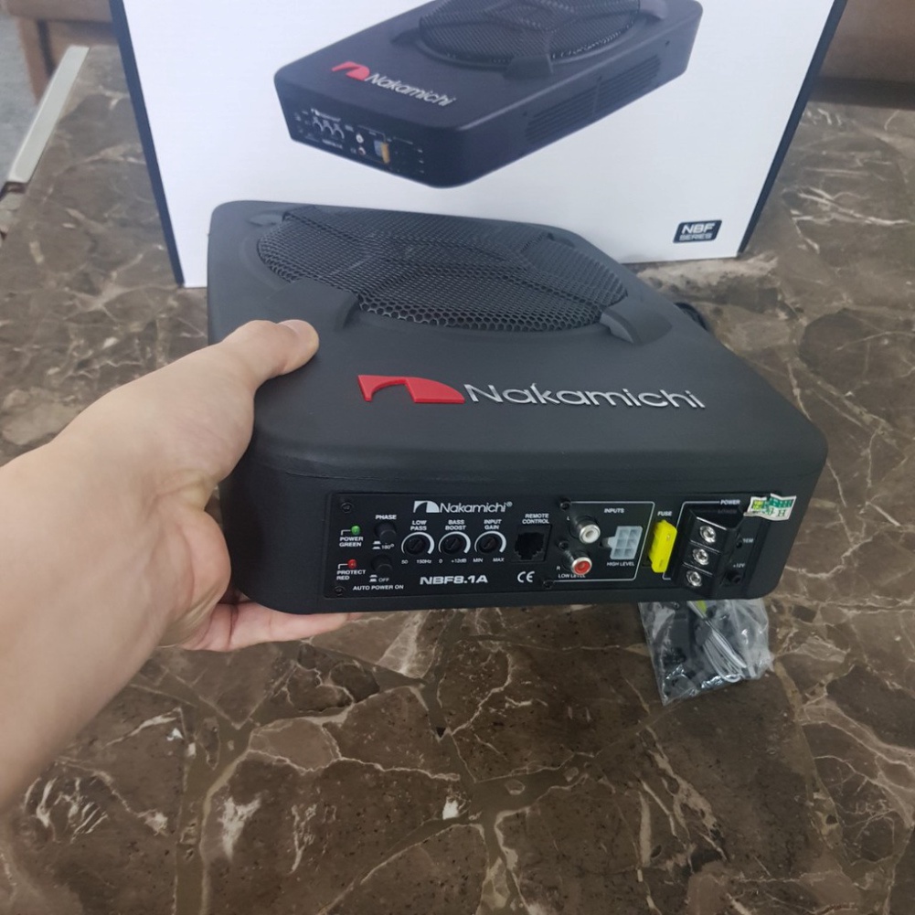 Loa Sub Gầm Ghế NAKAMICHI NBF8.1A - Bảo hành Chính Hãng 24 tháng Thương Hiệu Nhật Bản