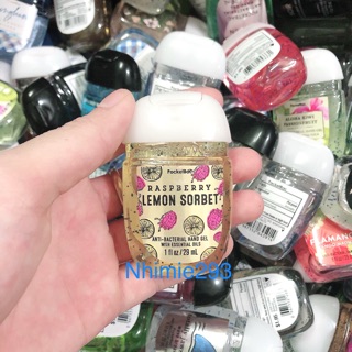 Gel rửa tay khô Bath Body Works Raspberry Lemon Mỹ