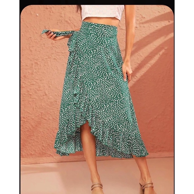 Chân váy dài Đắp chéo hàng NEW LÔK size s m