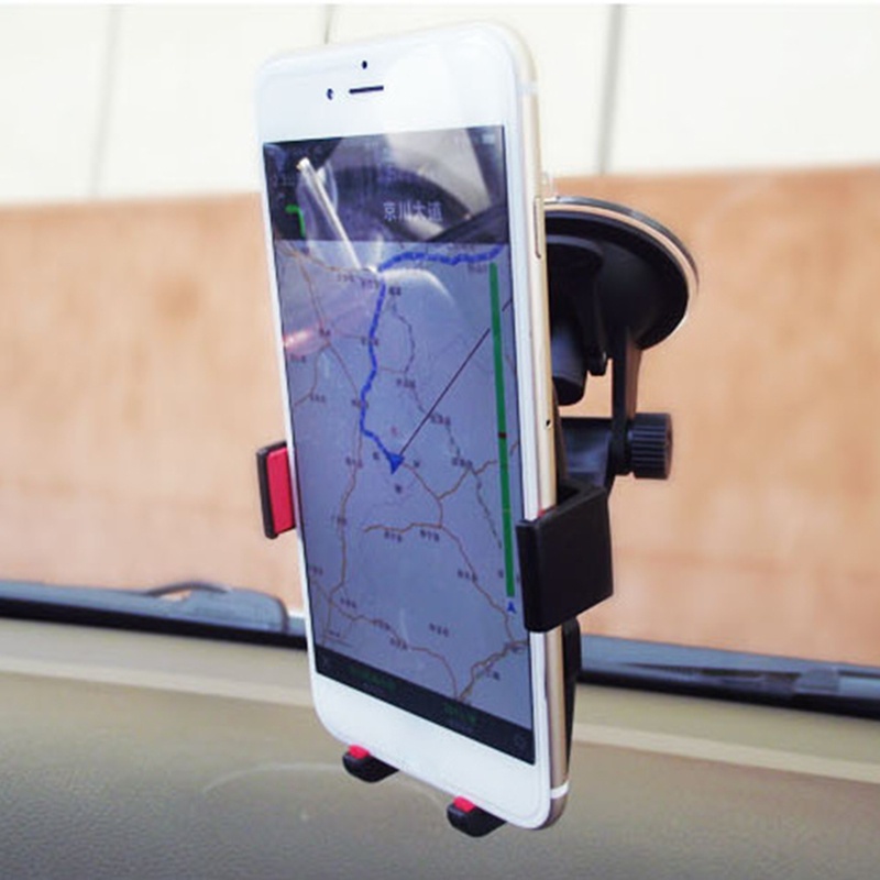 Giá Đỡ Điện Thoại Di Động zzz Xoay 360 Độ Có Giác Hút Gắn Kính Chắn Gió Xe Hơi