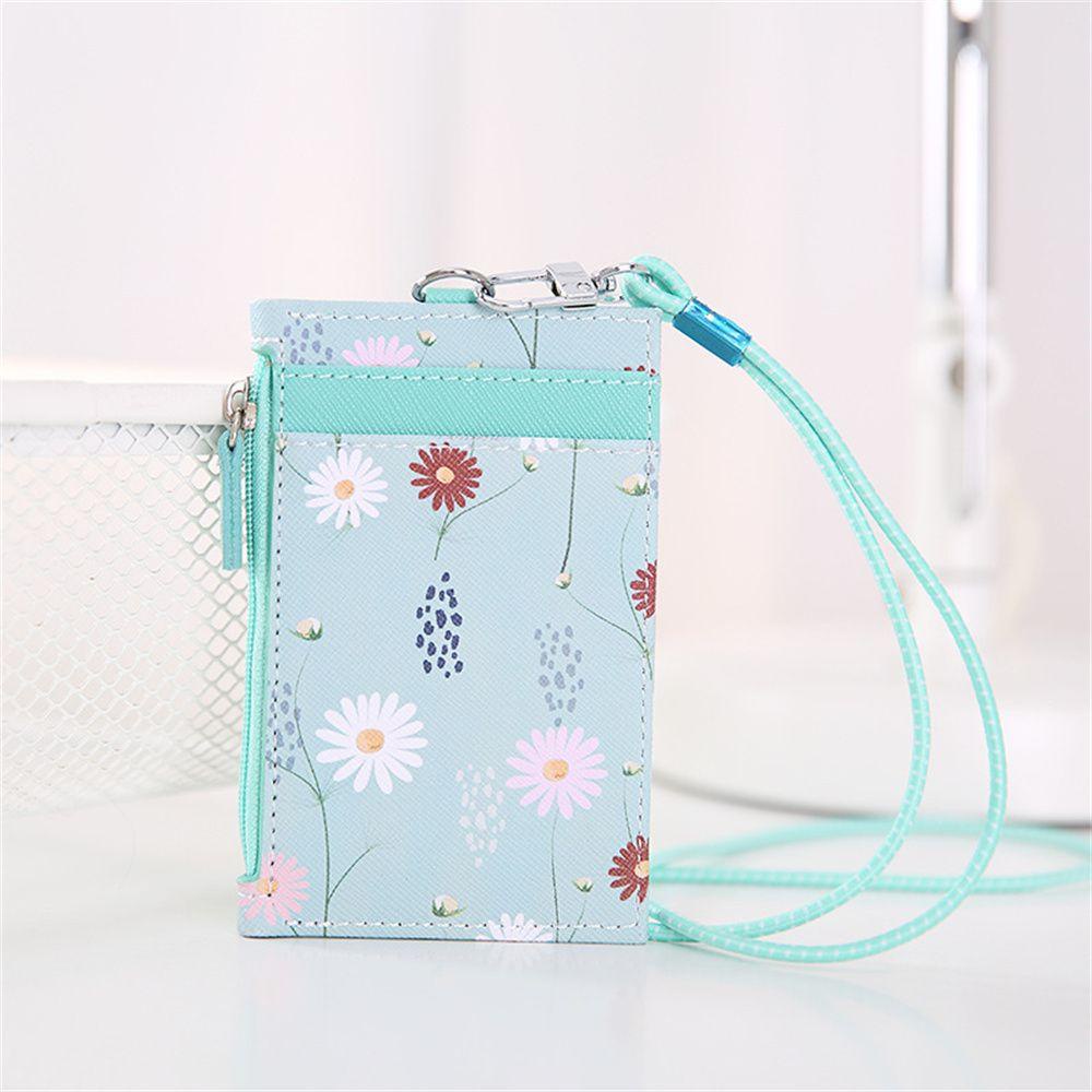 WONDER Ví Da PU Đựng Tiền, Thẻ Kèm Dây Đeo