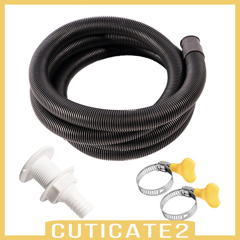 Bộ 2 Ống Bơm Bilge 3 / 4-inch Linh Hoạt Kèm 4 Kẹp Và Đầu Kẹp | BigBuy360 - bigbuy360.vn