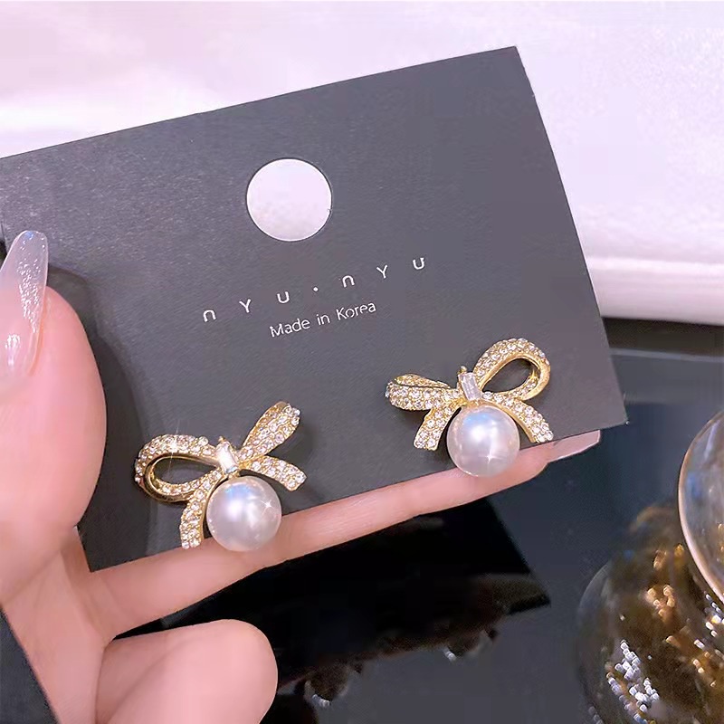 𝑭𝑹𝑬𝑬𝑺𝑯𝑰𝑷  Khuyên tai dáng thả Sang Trọng cao cấp phong cách Hàn Quốc dễ thương Siêu HOT cho nữ