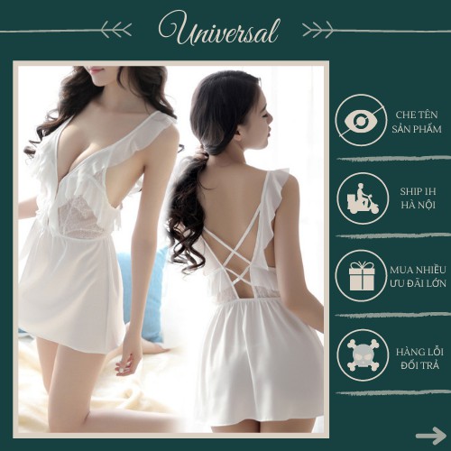 Váy Ngủ Khoét Sâu Lưng Xuyên Thấu  Siêu Gợi Cảm UNIVERSALXXX - DNS30