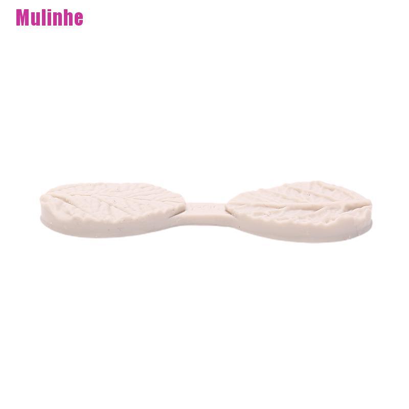 Khuôn Silicone Làm Bánh Hình Hai Chiếc Lá DIY