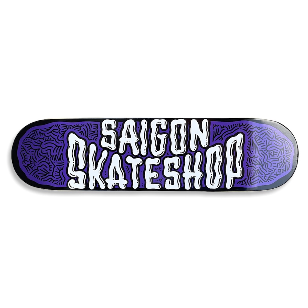 Mặt Ván Trượt Skateboard SAIGON SKATESHOP DOODLE LOGO DECK