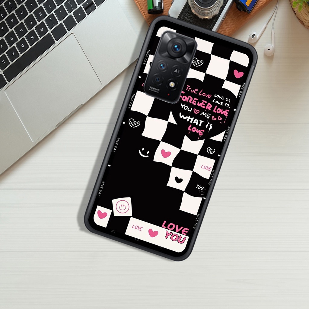 Ốp Lưng XIAOMI  REDMI NOTE 11 4G - NOTE 11 5G - NOTE 11 PRO, In Hình &quot;Black Heart&quot; Phong Cách Đẹp.