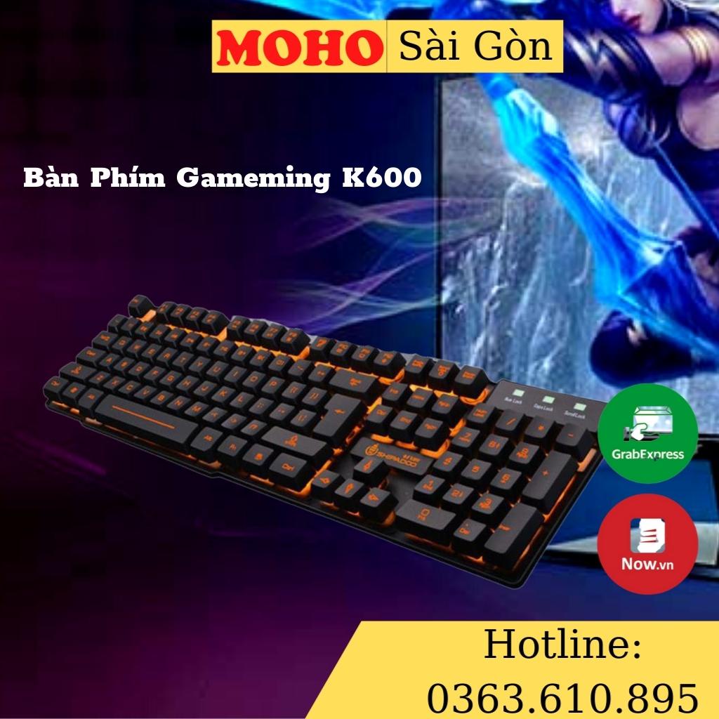 Bộ Bàn Phím Chuyên Game Pubg Mobile K600, Có đèn LED giả cơ Loại Xịn Chuyên Dụng Siêu Nhạy Dành cho Game Thủ