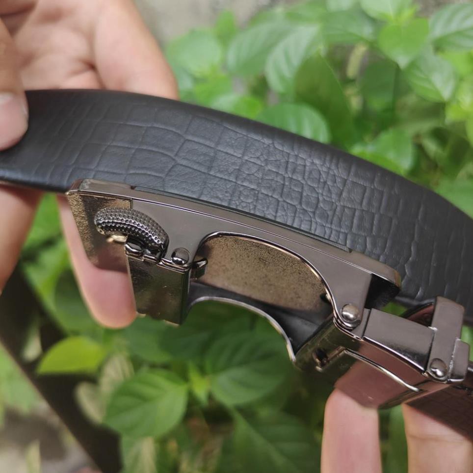 Thắt Lưng Nam - Dây Nịt Nam Khóa Tự Động Chống Gỉ Đúc Nguyên Khối Bảo Hành 1 Năm, Cam Kết Hàng Y Hình