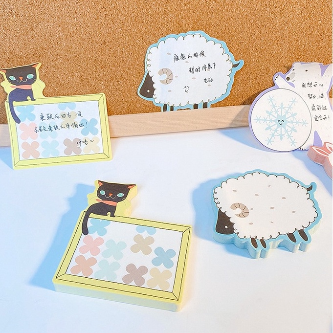 Giấy note Dễ Thương Dùng Trang Trí Sổ Tay DIY