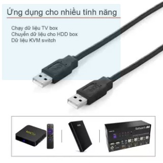 Dây cáp USB 2 đầu đực( hai đầu dương) 1.5m