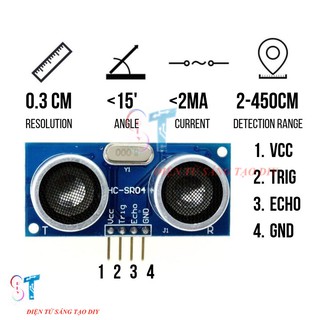 Module Cảm Biến Siêu Âm HC-SR04