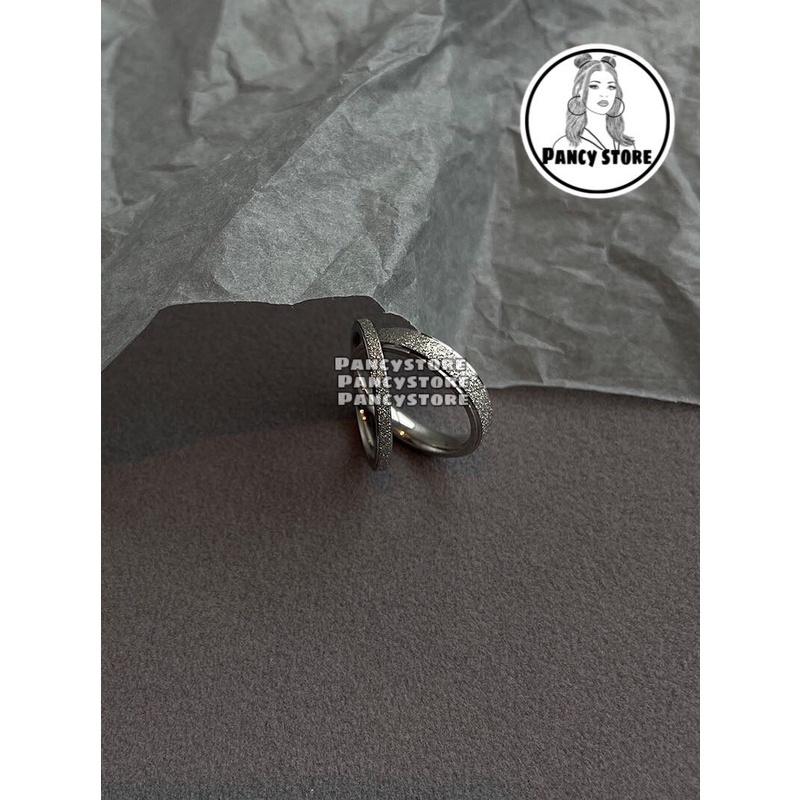 nhẫn titan nhũ ánh 2mm 4mm nam nữ Unisex siêu bền không gỉ