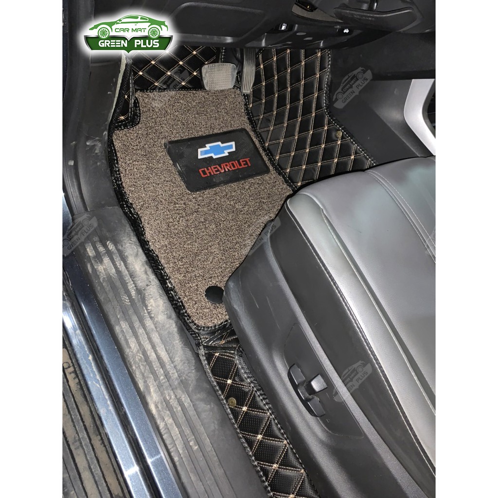 Thảm lót sàn ô tô 6D Chevrolet Colorado chống nước, không mùi, phủ kín 90% sàn xe